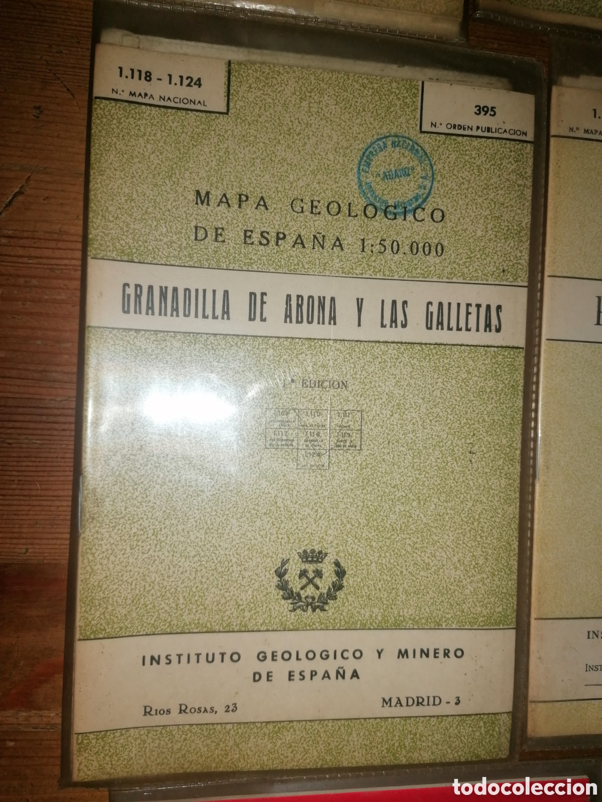 Mapas contempor&aacute;neos: Lote MAPA GEOL&Oacute;GICO DE ESPA&Ntilde;A - TENERIFE - Foto 7