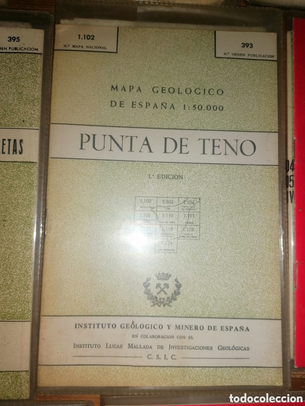Mapas contempor&aacute;neos: Lote MAPA GEOL&Oacute;GICO DE ESPA&Ntilde;A - TENERIFE - Foto 8