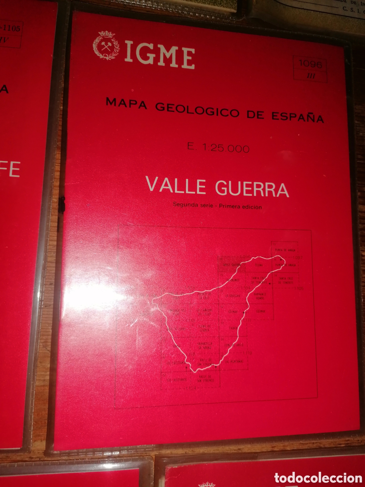 Mapas contempor&aacute;neos: Lote MAPA GEOL&Oacute;GICO DE ESPA&Ntilde;A - TENERIFE - Foto 10