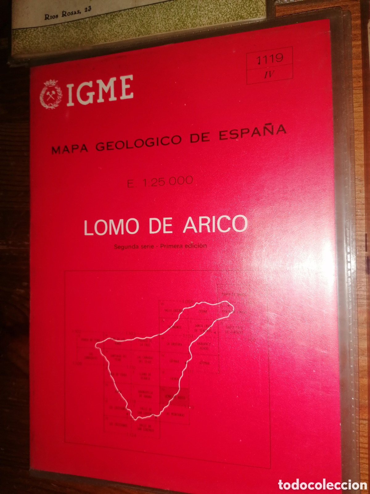 Mapas contempor&aacute;neos: Lote MAPA GEOL&Oacute;GICO DE ESPA&Ntilde;A - TENERIFE - Foto 11