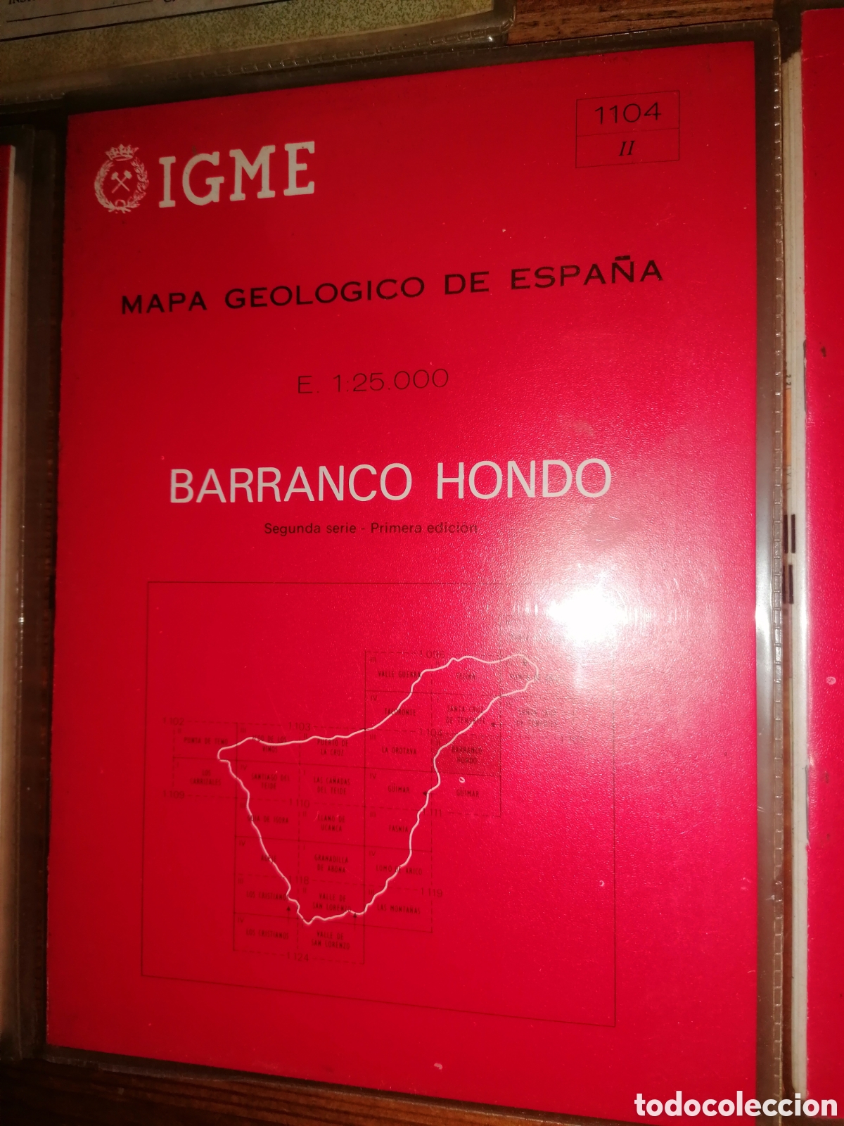 Mapas contempor&aacute;neos: Lote MAPA GEOL&Oacute;GICO DE ESPA&Ntilde;A - TENERIFE - Foto 12