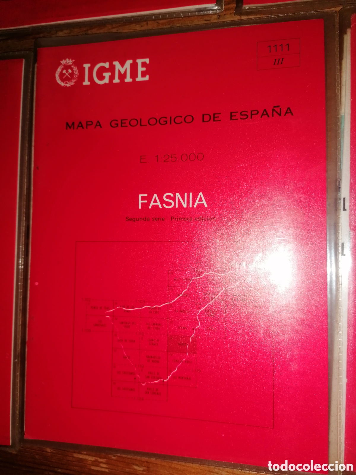 Mapas contempor&aacute;neos: Lote MAPA GEOL&Oacute;GICO DE ESPA&Ntilde;A - TENERIFE - Foto 13