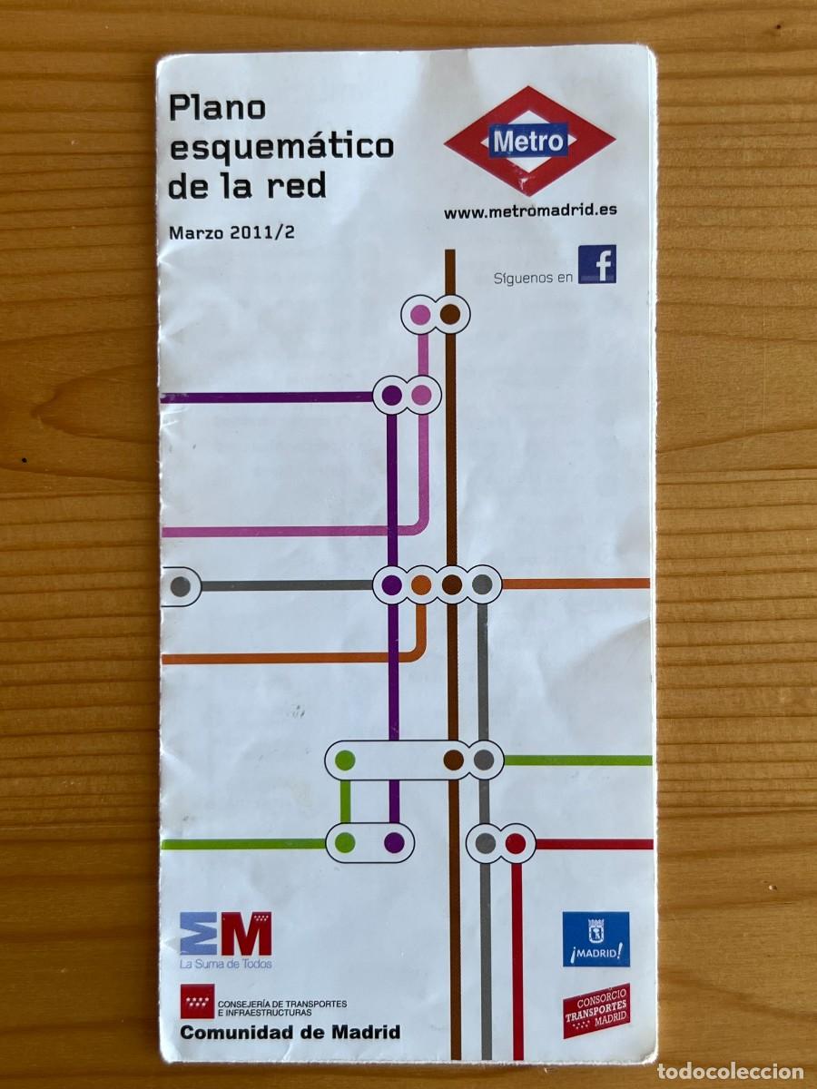 Mapas contempor&aacute;neos: PLANO DE METRO MADRID MARZO 2011/2 - Foto 1