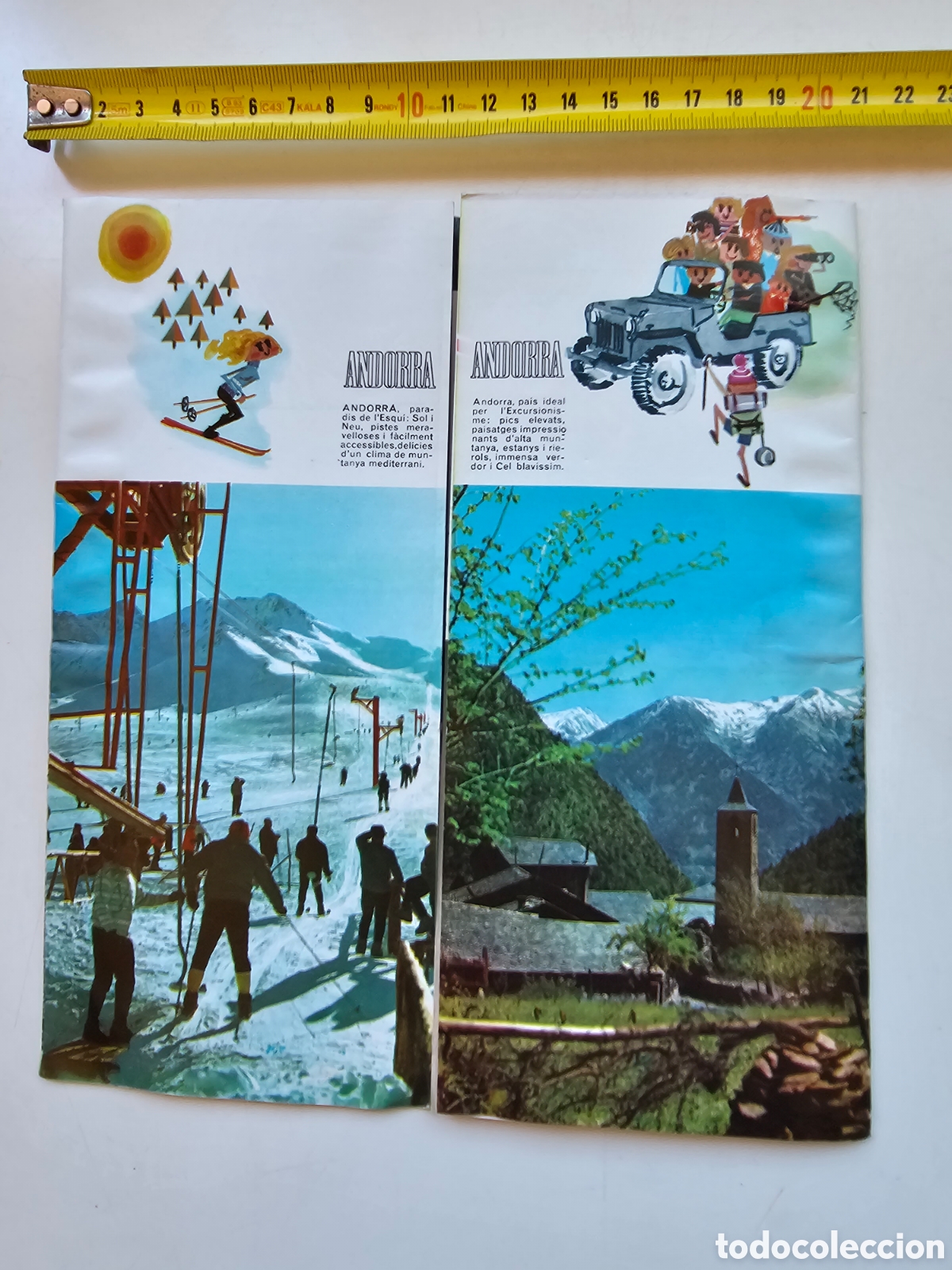 Mapas contempor&aacute;neos: Mapa y propaganda de Andorra de 1965 - Foto 4