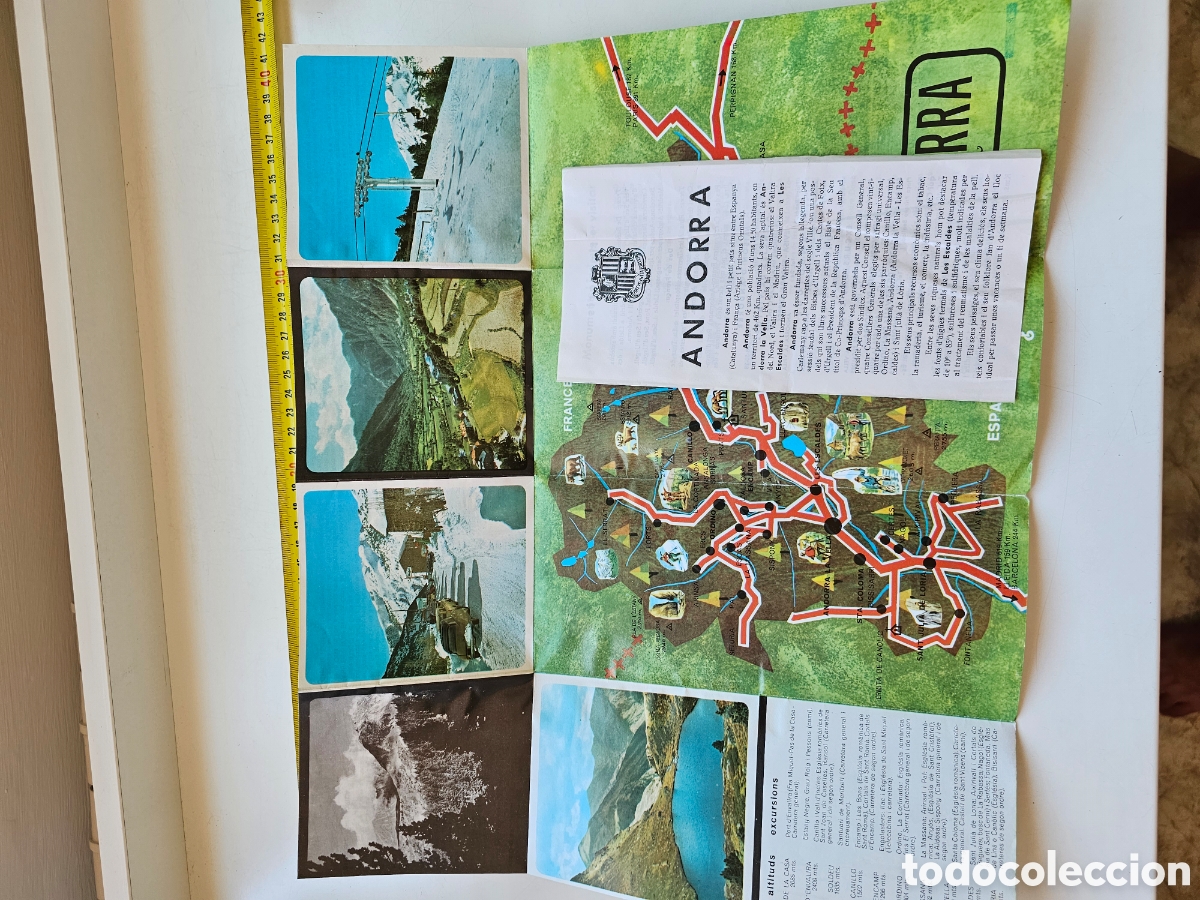 Mapas contempor&aacute;neos: Mapa y propaganda de Andorra de 1965 - Foto 9