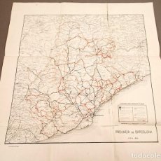 Mapas contemporáneos: PROVINCIA DE BARCELONA - 1913 - RARO