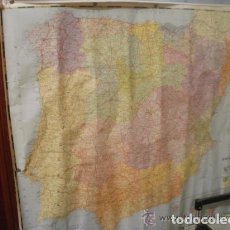Mapas contemporáneos: MAPA DE ESPAÑA - MIDE 83 X 67 CM - ES DE ALREDEDOR DEL AÑO 2000
