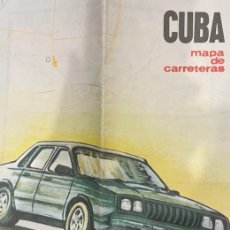 Mapas contemporáneos: CUBA, MAPA DE CARRETERAS 1988