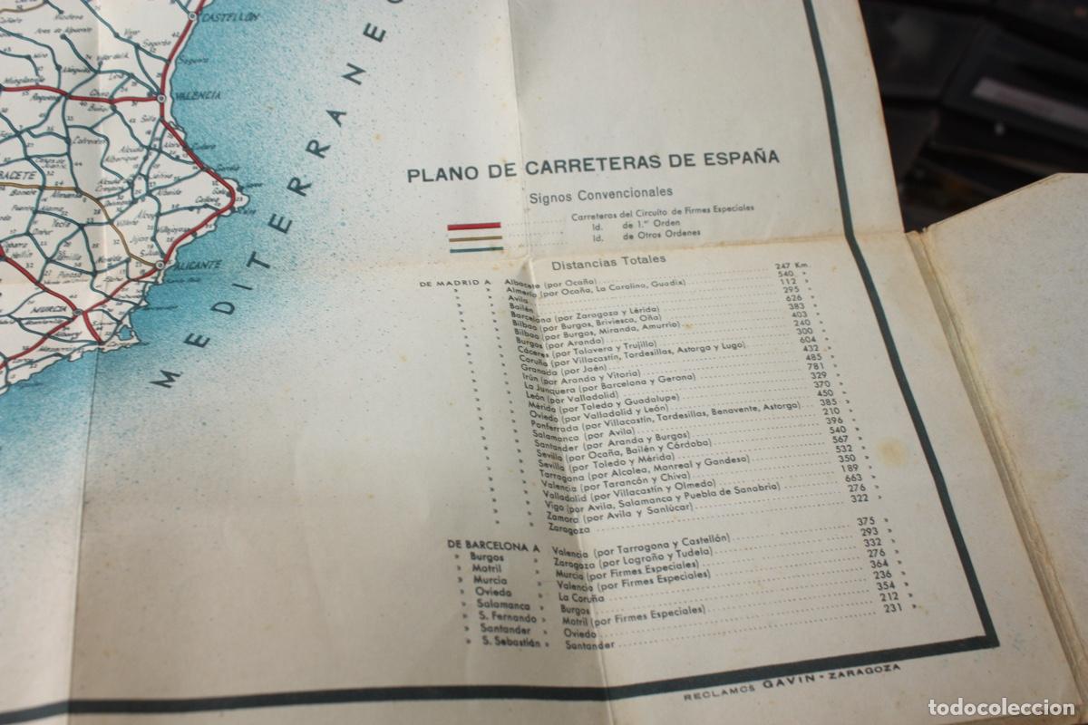 Mapas contempor&aacute;neos: MAPA CARRETEAS ANTIGUO DE ESPA&Ntilde;A - Foto 3