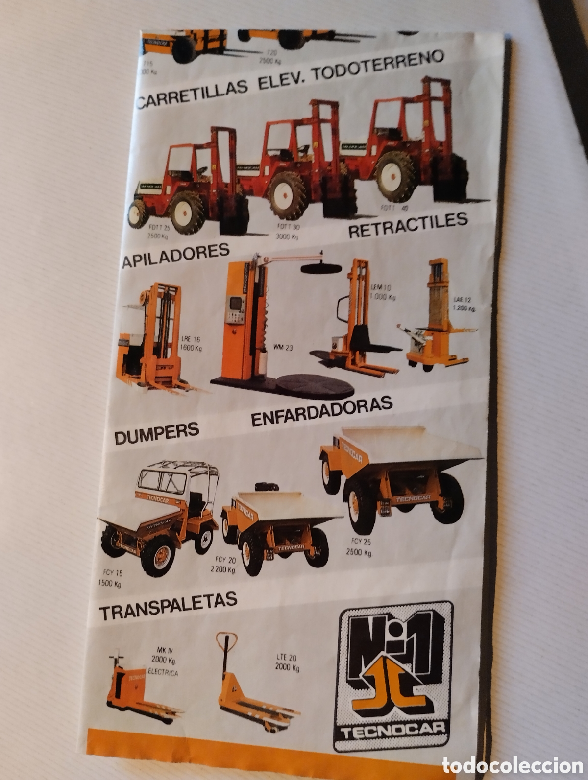 Mapas contempor&aacute;neos: CATALOGO TECNOCAR & MAPA ESPA&Ntilde;A 1987 - Foto 1