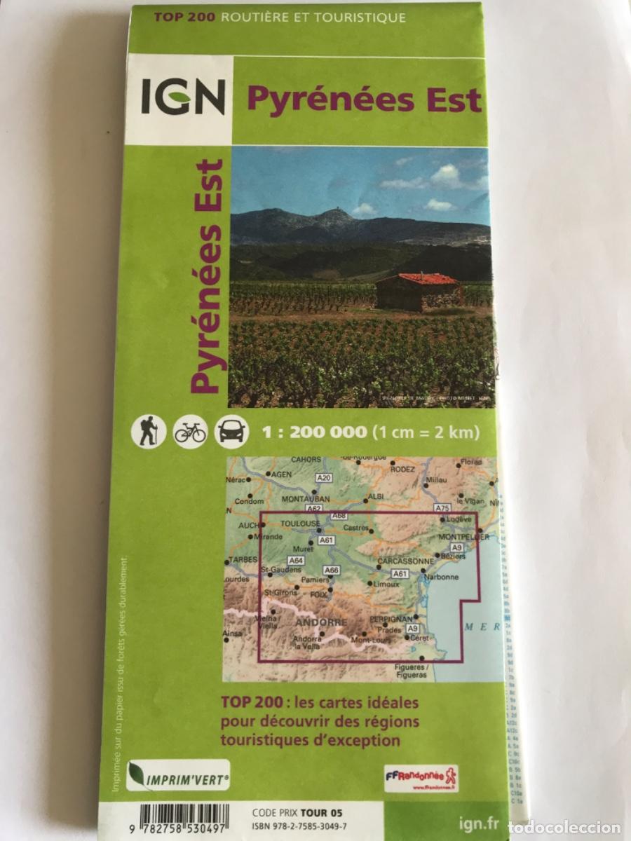 Mapas contempor&aacute;neos: MAPA. Pirineus. Pyr&eacute;n&eacute;es Est. IGN. 2013 - Foto 4