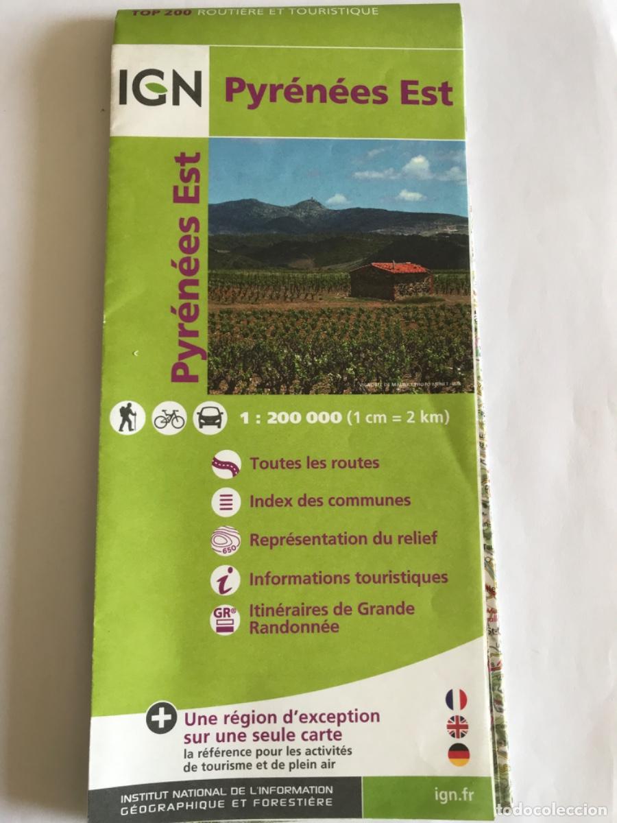 Mapas contempor&aacute;neos: MAPA. Pirineus. Pyr&eacute;n&eacute;es Est. IGN. 2013 - Foto 1