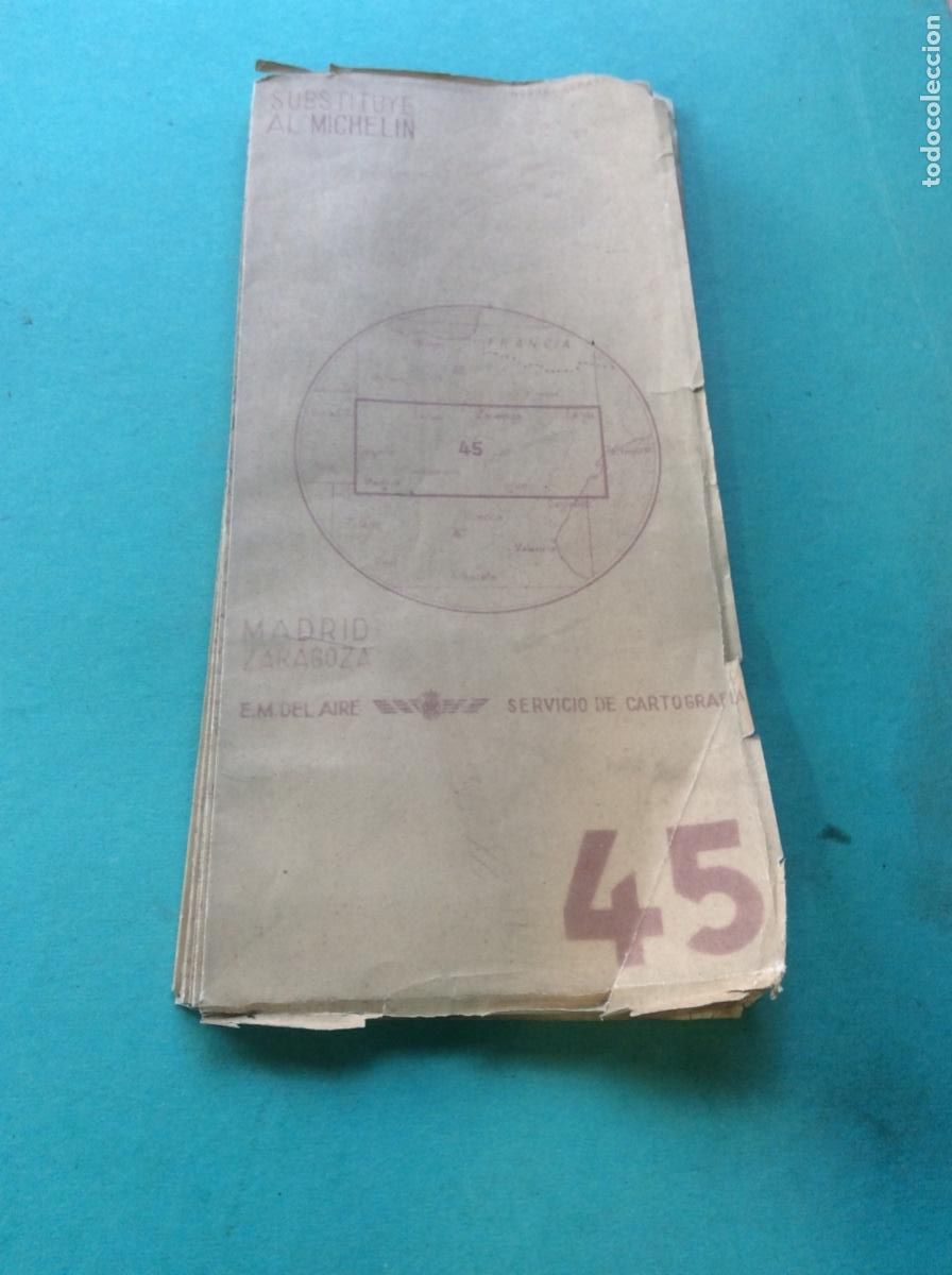 Mapas contempor&aacute;neos: MAPA EJ&Eacute;RCITO DEL AIRE SERVICIO DE CARTOGRAF&Iacute;A 45 - Foto 1