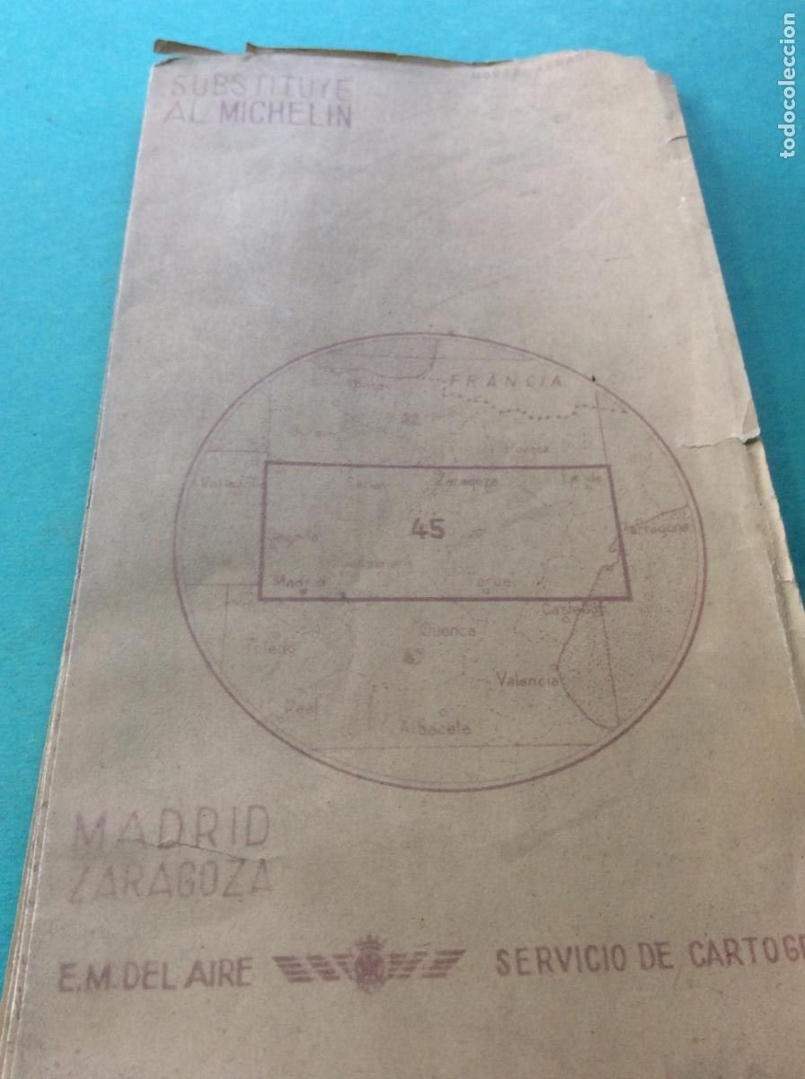 Mapas contempor&aacute;neos: MAPA EJ&Eacute;RCITO DEL AIRE SERVICIO DE CARTOGRAF&Iacute;A 45 - Foto 2