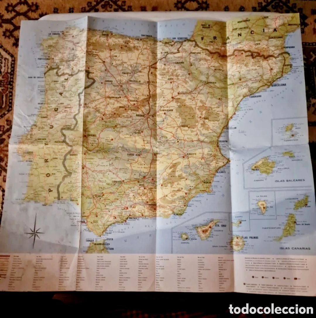 Mapas contempor&aacute;neos: Mapa General De Carreteras - Foto 2