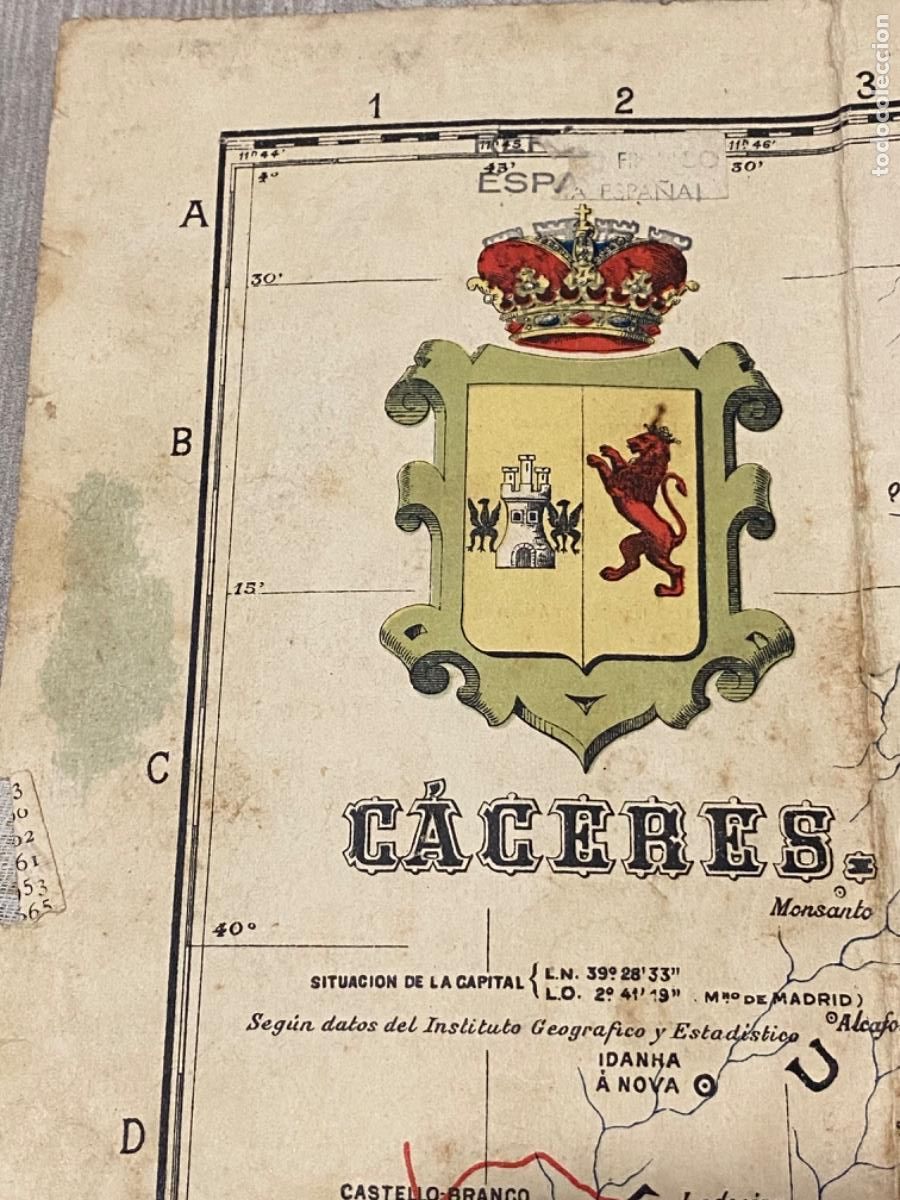 Mapas contempor&aacute;neos: ANTIGUO MAPA CACERES BENITO CHIAS - Foto 2
