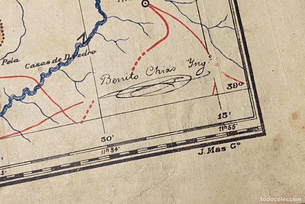 Mapas contempor&aacute;neos: ANTIGUO MAPA CACERES BENITO CHIAS - Foto 7