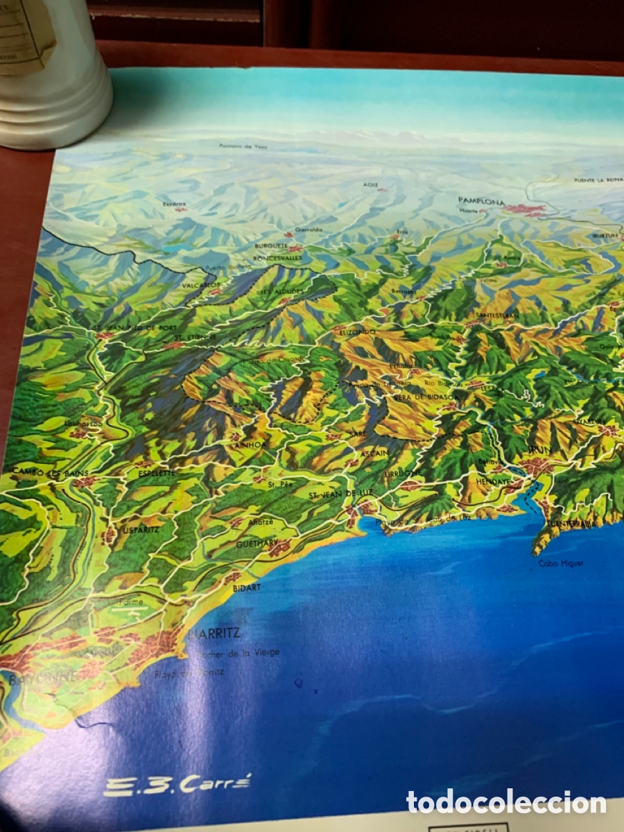 Mapas contempor&aacute;neos: Antiguo mapa de la Costa Verde - Foto 2