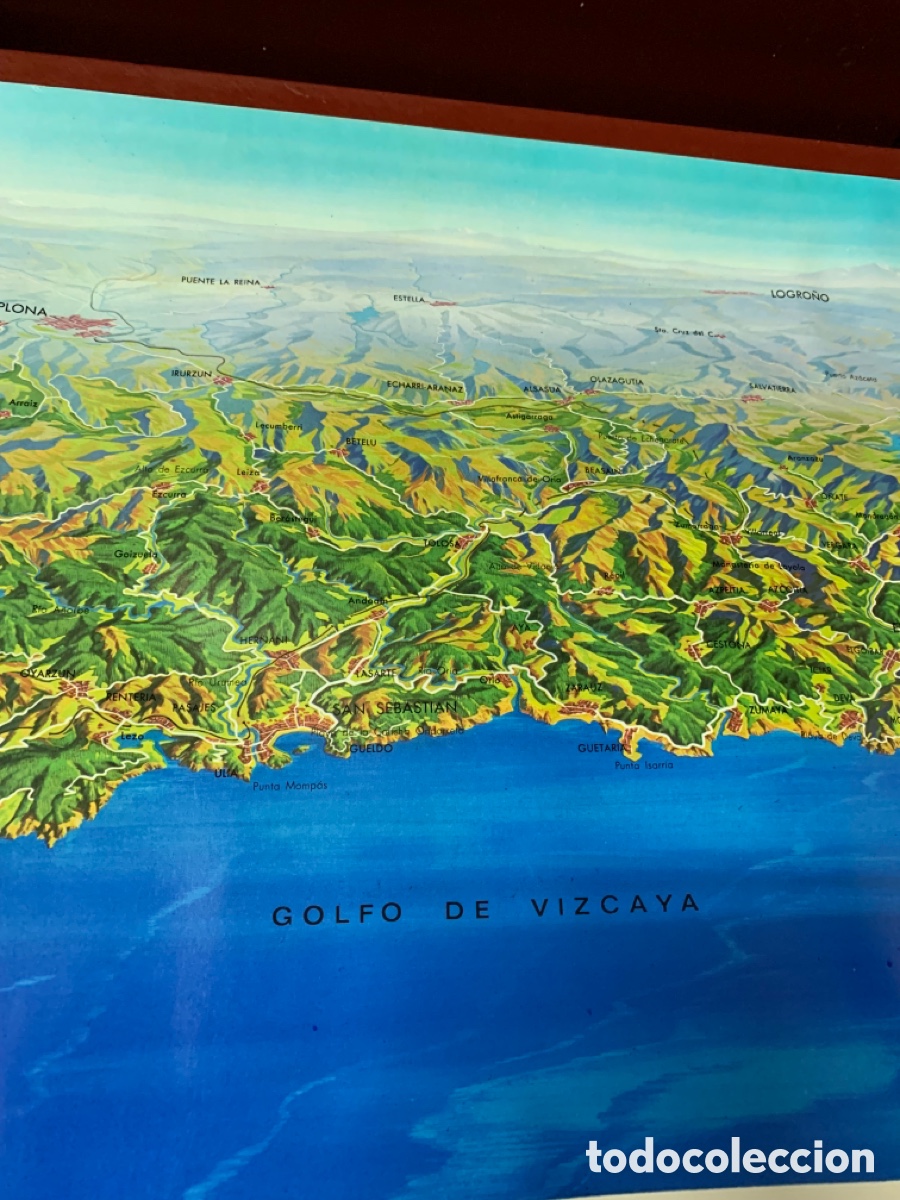 Mapas contempor&aacute;neos: Antiguo mapa de la Costa Verde - Foto 3