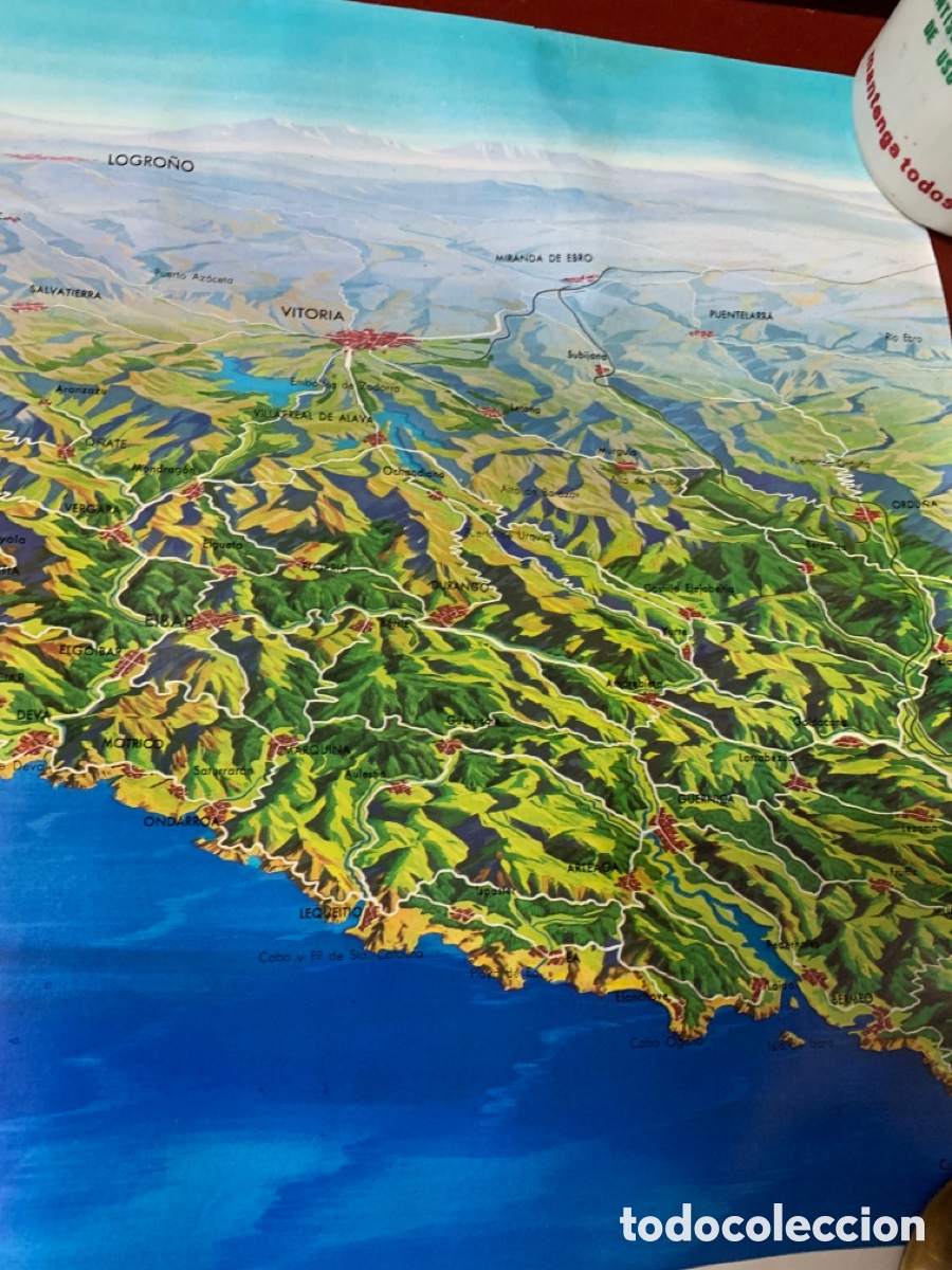Mapas contempor&aacute;neos: Antiguo mapa de la Costa Verde - Foto 4