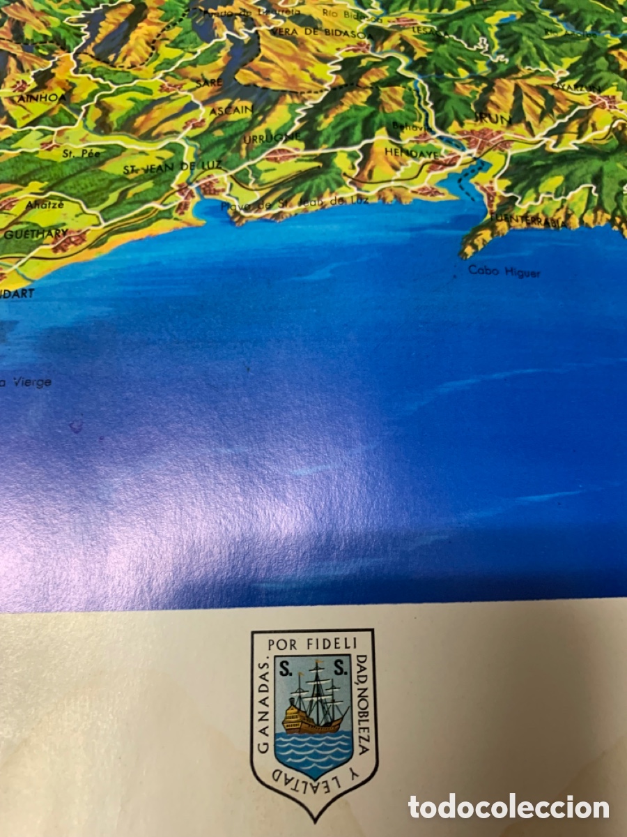 Mapas contempor&aacute;neos: Antiguo mapa de la Costa Verde - Foto 5