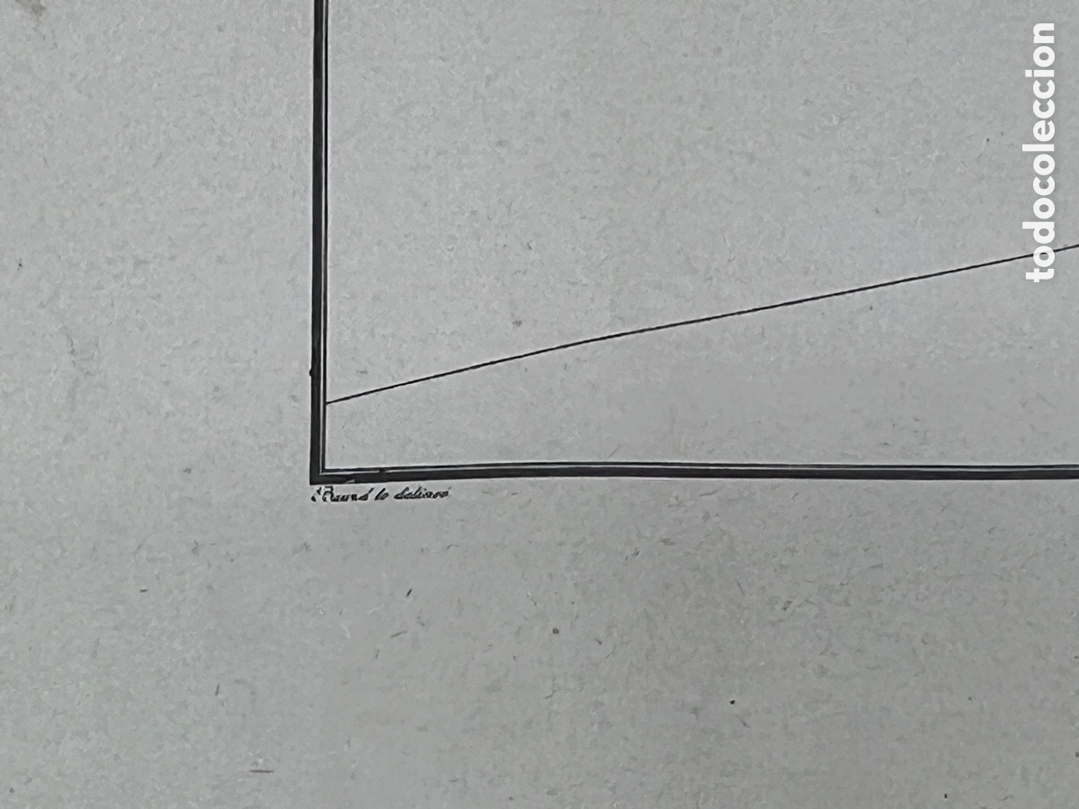 Mapas contempor&aacute;neos: L&aacute;mina de Plano Antiguo - Foto 7