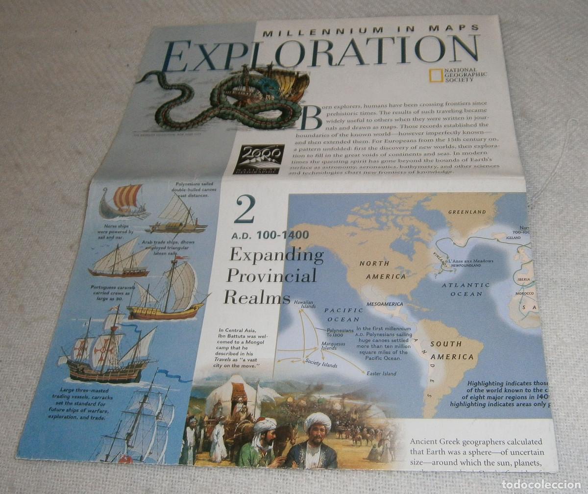 Zeitgen&ouml;ssische Karten: exploration Millennium in maps national geographic society a&ntilde;o 1998