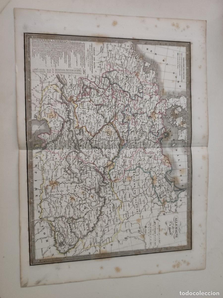 Mapas contempor&aacute;neos: Mapa Allemagne C.V. Monin. - Foto 1