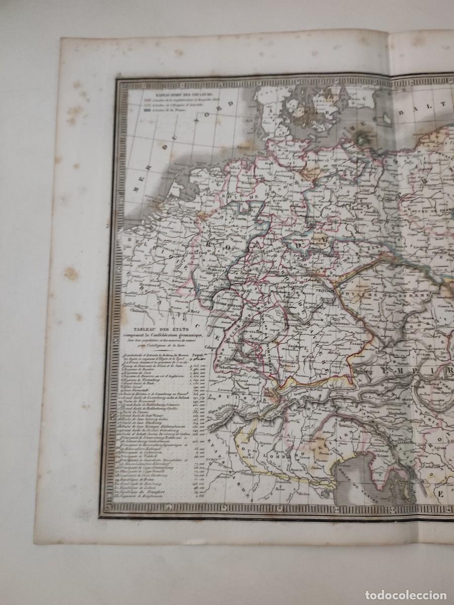 Mapas contempor&aacute;neos: Mapa Allemagne C.V. Monin. - Foto 3