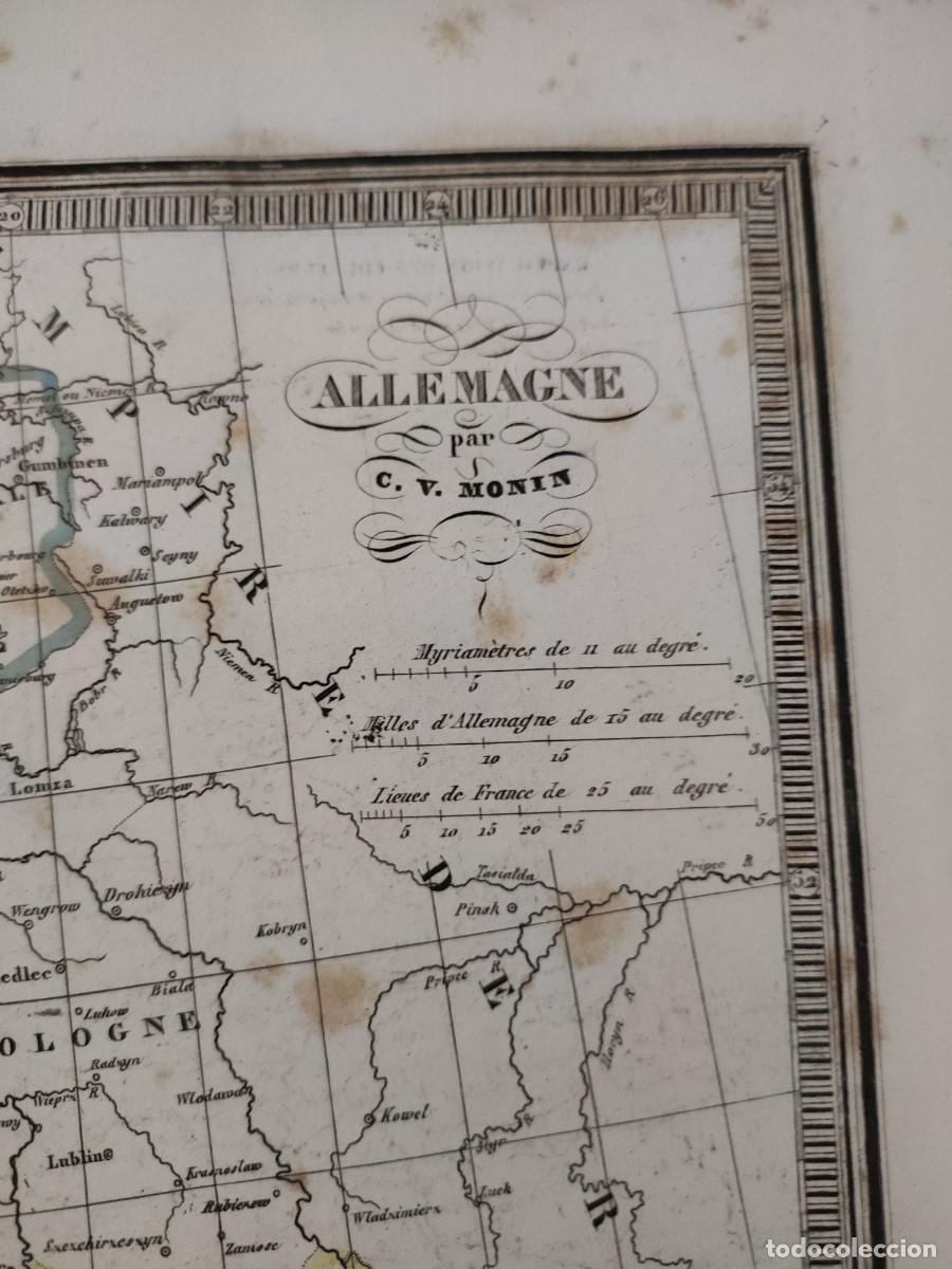 Mapas contempor&aacute;neos: Mapa Allemagne C.V. Monin. - Foto 4