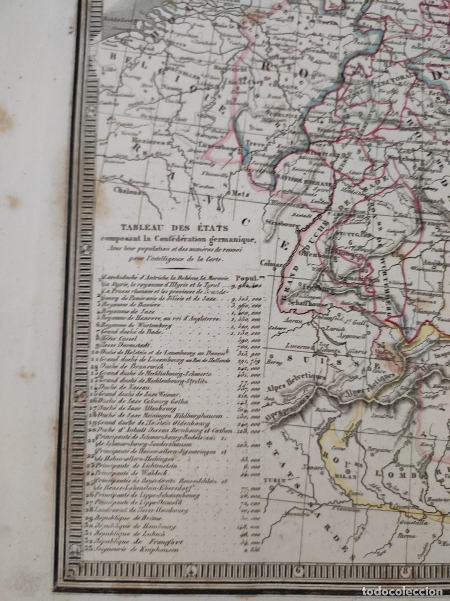 Mapas contempor&aacute;neos: Mapa Allemagne C.V. Monin. - Foto 5
