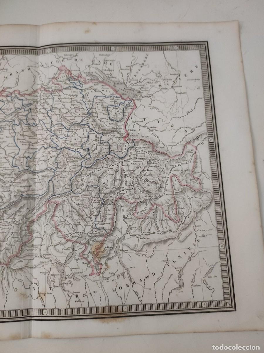 Mapas contempor&aacute;neos: Mapa Suisse. C.V.Monin - Foto 3