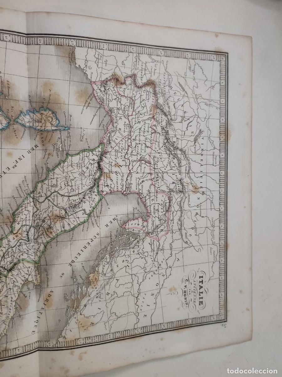 Mapas contempor&aacute;neos: Mapa Italie ancienne. C.V.Monin - Foto 2