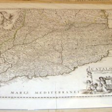 Mapas contemporáneos: (P1) 1642 MAPA DE CATALUÑA - JEAN BISSEAU - EDICION FACSIMIL NUMERADA - GRANDE