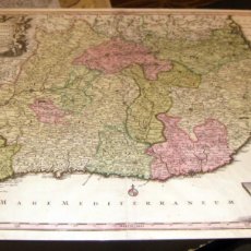 Mapas contemporáneos: (P1) 1725 MAPA DE CATALUÑA - MATTHAUS SEUTTER - EDICION FACSIMIL NUMERADA