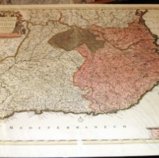 Mapas contemporáneos: (P1) 1690 MAPA DE CATALUÑA - FREDERICK DE WIT - EDICION FACSIMIL NUMERADA - GRANDE