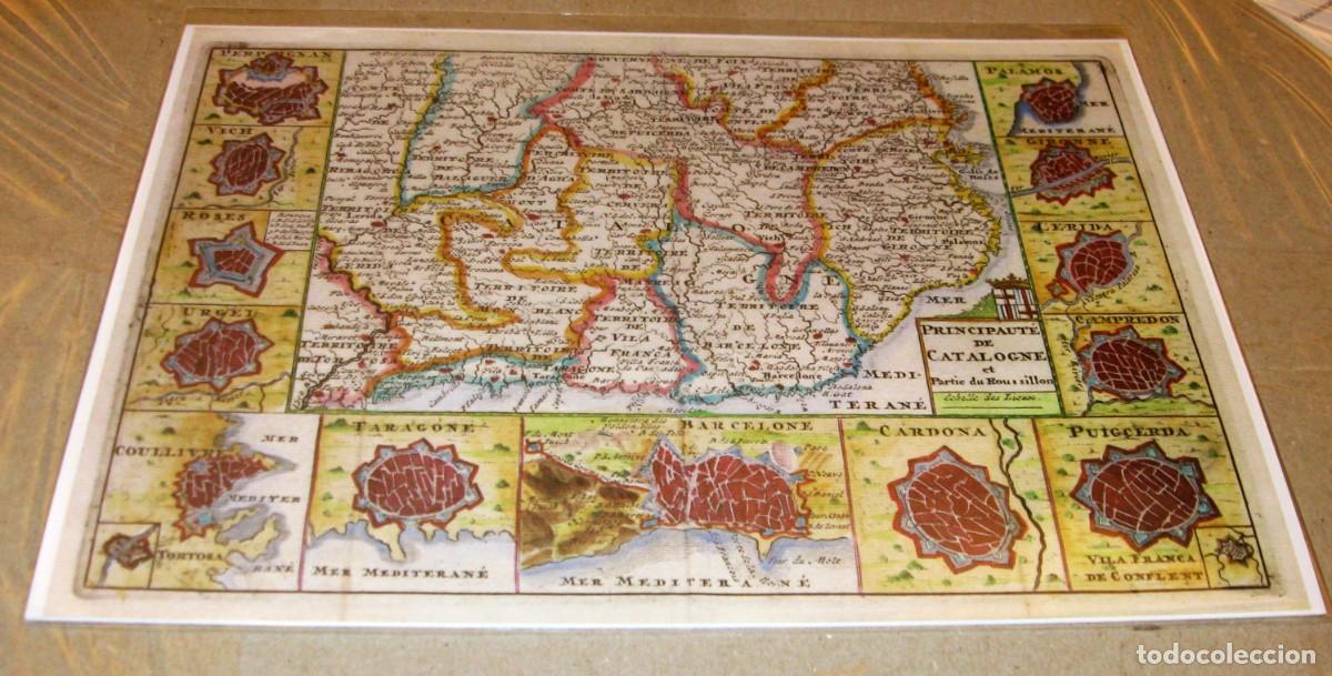 Mapas contempor&aacute;neos: (P1) 1706 MAPA DE CATALU&Ntilde;A - DE LA FEUILLE - EDICION FACSIMIL NUMERADA - Foto 1