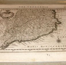 Mapas contemporáneos: (P1) 1648 MAPA DE CATALUÑA - JANSSONIUS - EDICION FACSIMIL NUMERADA