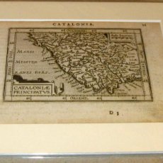 Mapas contemporáneos: (P1) 1609 MAPA DE CATALUÑA - IOANNEM VRIENTS - EDICION FACSIMIL NUMERADA