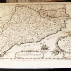 Mapas contemporáneos: (P1) 1677 MAPA DE CATALUÑA - PIERRE DUVAL - EDICION FACSIMIL NUMERADA