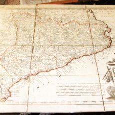Mapas contemporáneos: (P1) 1798 MAPA DE CATALUÑA -FRANZ GUSSEFELD - EDICION FACSIMIL NUMERADA
