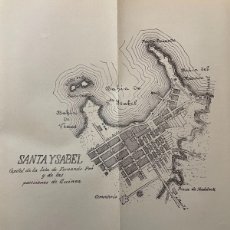 Mapas contemporáneos: SANTA ISABEL CAPITAL DE LA ISLA DE FERNANDO POO Y DE LAS POSESIONES DE GUINEA. AÑO DE EDICIÓN: 1912.