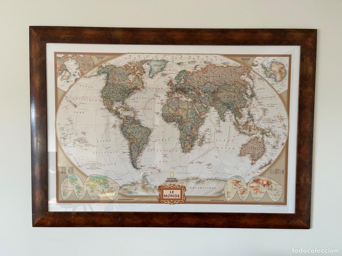 Mapas contempor&aacute;neos: Mapamundi Original - National Geographic - Foto 1