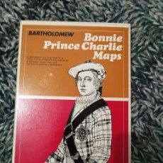 Mapas contemporáneos: MAPA EN INGLES ESCOCIA -- BONNIE PRINCE CHARLIE MAPS -- BARTHOLOMEW