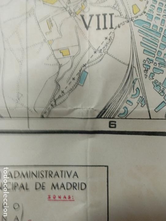 Mapas contempor&aacute;neos: MAPA DE MADRID --85X 54 - Foto 4