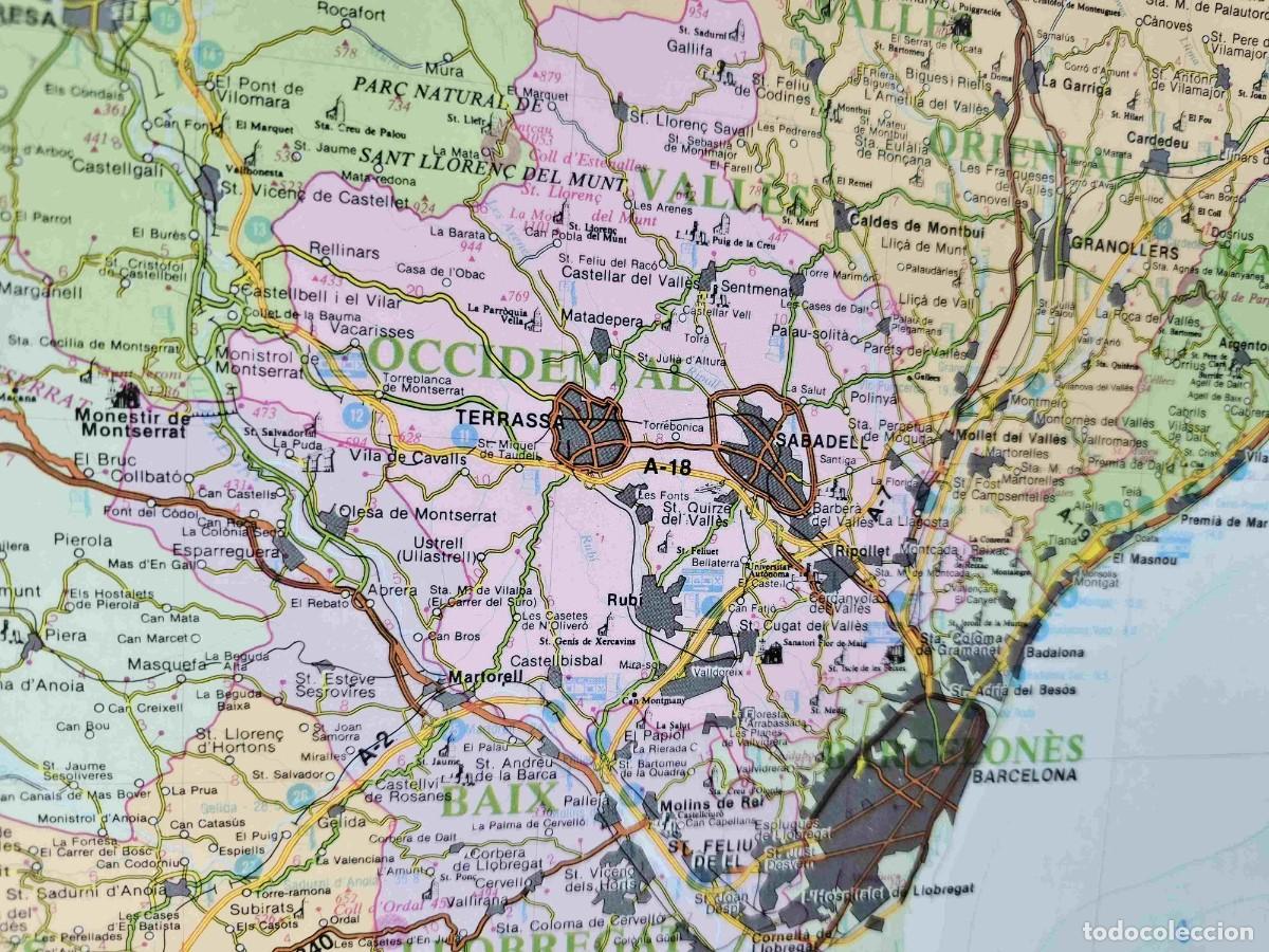 Mapas contempor&aacute;neos: MAPA COMARCAL DE CATALUNYA PLASTIFICAT - Foto 7
