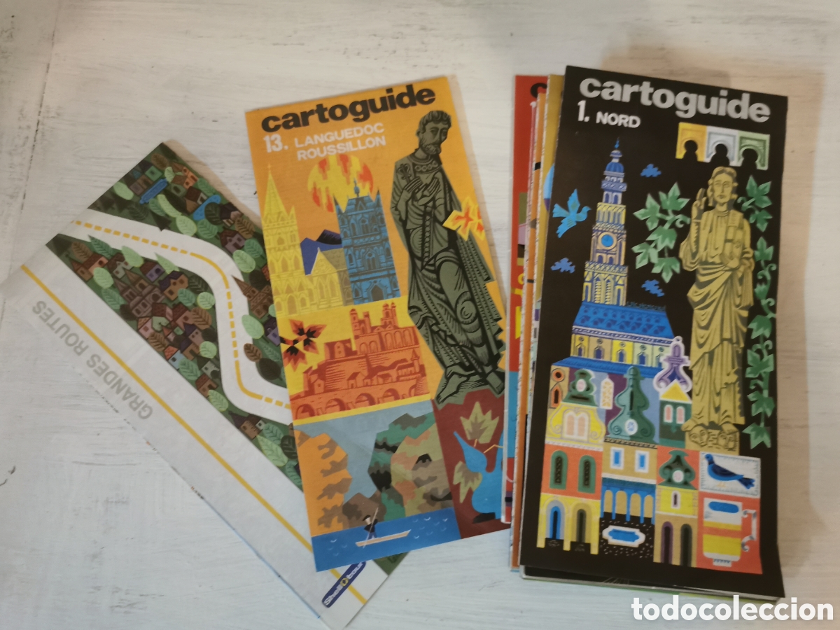 Mapas contempor&aacute;neos: Lote 14 mapas cartoguide Shell - Foto 2