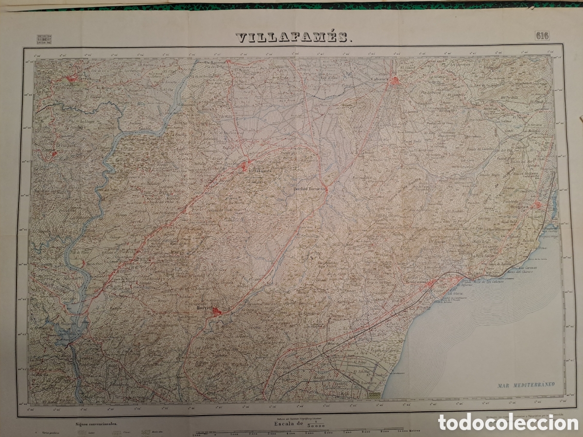 Mapas contempor&aacute;neos: Mapa de Villafam&eacute;s - Foto 1