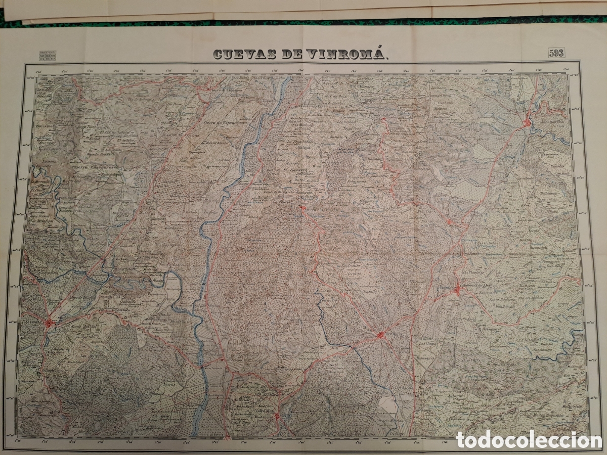 Mapas contempor&aacute;neos: Mapa militar de cuevas de Vinrom&agrave; - Foto 1