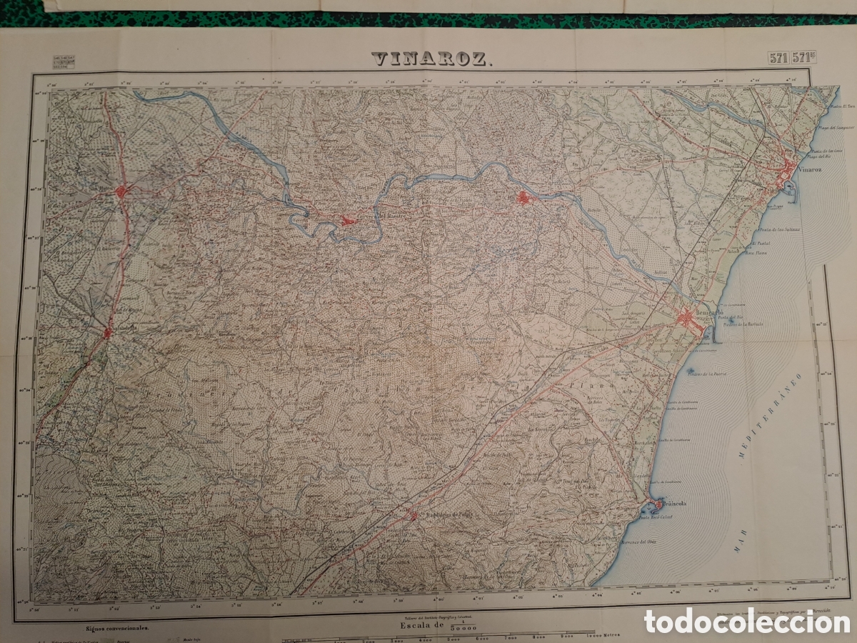 Mapas contempor&aacute;neos: Mapa militar de Vinar&ograve;s - Foto 1